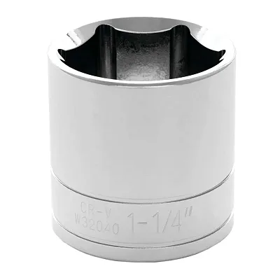Performance Tool 1/2" Drive 6-Point Sae 1-1/4" Socket