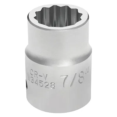 Performance Tool 3/4" Drive 7/8" 12-Point Sae Standard Socket