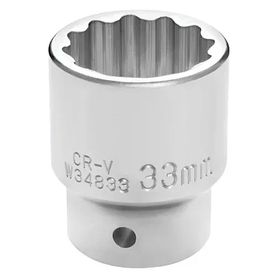 Performance Tool 3/4" Drive 33Mm 12-Point Metric Standard Socket