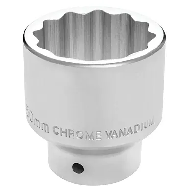 Performance Tool 3/4" Drive 50Mm 12-Point Metric Standard Socket
