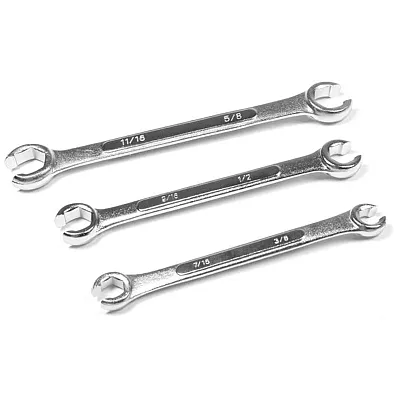 Performance Tool Sae Flare Nut Wrench Set 3-Piece