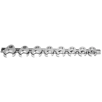 Performance Tool Metric Crowfoot Wrench Set 8-Piece