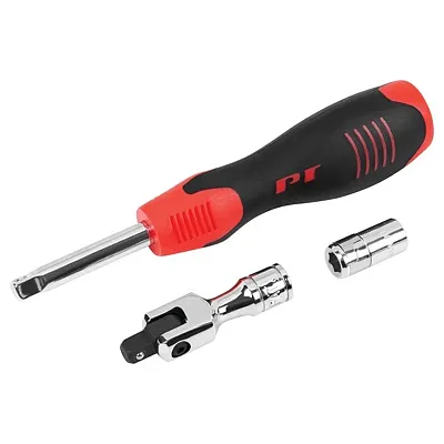 Performance Tool 6-Inch Spinner/Adapter With Flex Handle Extension Hex Bit Coupl
