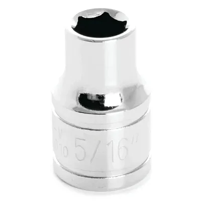 Performance Tool 3/8" Drive 5/16" Sae 6-Point Socket