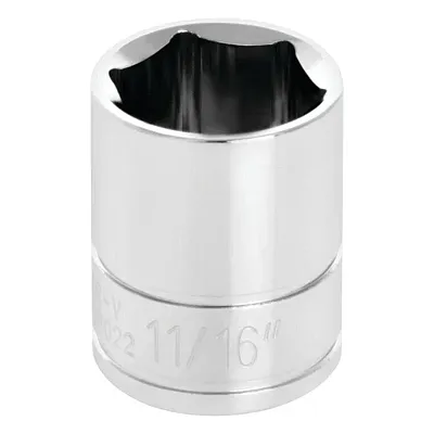 Performance Tool 3/8" Drive 11/16" Sae 6-Point Socket
