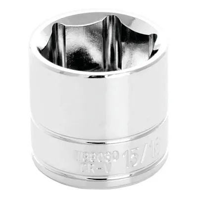 Performance Tool 3/8" Drive 15/16" Sae 6-Point Socket