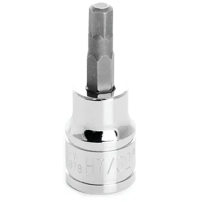 Performance Tool Hex Bit Socket 3/8-Inch Drive 7/32