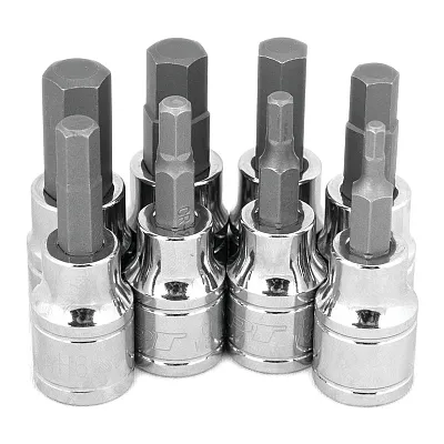 Performance Tool 3 To 10Mm Metric Hex Bit Socket Set 3/8" Drive (8 Piece)