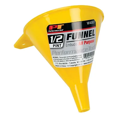 Performance Tool All-Purpose Funnel 1/2 Pt. Capacity