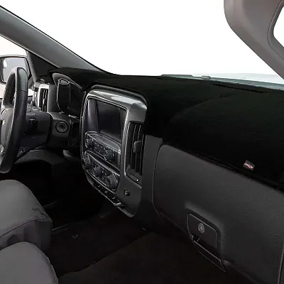 WOLF PROD. 23590125 Dashmat Custom Dash Cover - Black