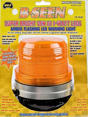 WOLO 3050A B-Seen Amber Lens