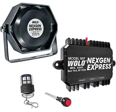 WOLO 897 Nexgen Express 80W Elect Trainhorn