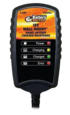 WIRTHCO 20063 Battery Doc 12V 2 Amp Wall Mount