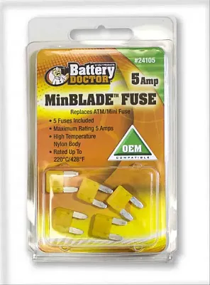 WIRTHCO 24105 Min Blade Fuse-5 Amp