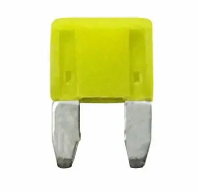 WIRTHCO 241207 Atm Fuse 20A-Yellow-Package Of 50