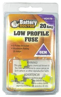 WIRTHCO 24170 Mini-Fuse-20 Amp