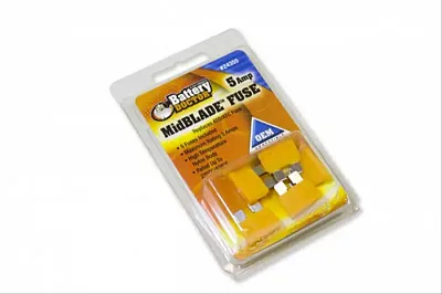 WIRTHCO 24355 Mid Blade Fuse-5 Amp