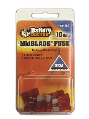 WIRTHCO 2435550 Mid Blade Fuse-5 Amp