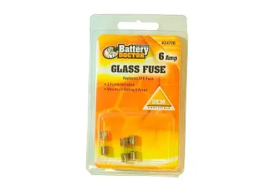 WIRTHCO 24706 Sfe Glass Fuse - 6A