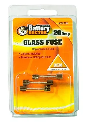 WIRTHCO 24720 Sfe Glass Fuse - 20A