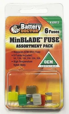WIRTHCO 30913 Minblade 6Pc Fuse Kit