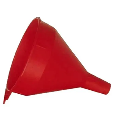 WIRTHCO 32006 6-Qt Red Funnel W/Screen
