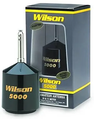 5000 Watts Roof Top Mount W/ 62-1/2&quot; Whip (Black) W5000Rt-B