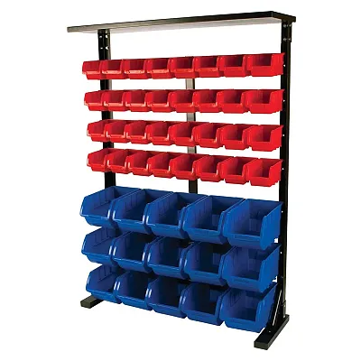 Performance Tool Half Bulk Bin Storage Rack (48 Piece)