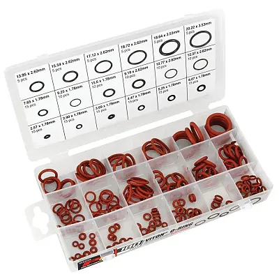 Performance Tool Viton O-Ring Assortment (180 Piece Set)