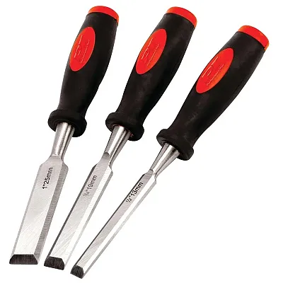 Performance Tool Wood Chisel Set (3 Piece)