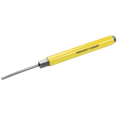 Performance Tool Heat Treated Chrome Vanadium Steel: 1/8" X 6" Pin Punch