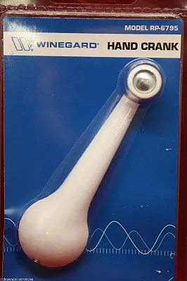 WINEGARD RP6795 Crank Rv Ele Hex White