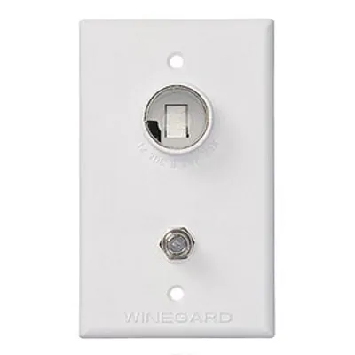 WINEGARD TG7341 Outlet 12V/75 Ohm White
