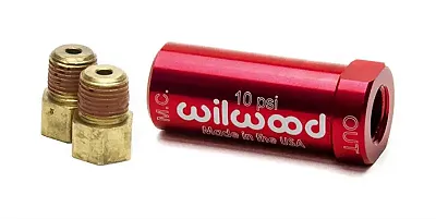 WILWOOD 26013784 Kit Rpv 10Lb Inl Red W/Fitting Kit