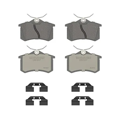 WAGNER BRAKE OEX1017 Ceramic Disc Pad Set