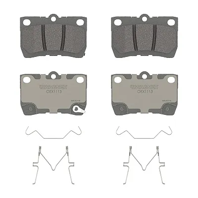 WAGNER BRAKE OEX1113 Ceramic Disc Pad Set