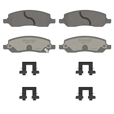 WAGNER BRAKE OEX1172 Ceramic Disc Pad Set