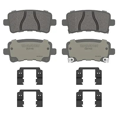 WAGNER BRAKE OEX1430 Ceramic Disc Pad Set