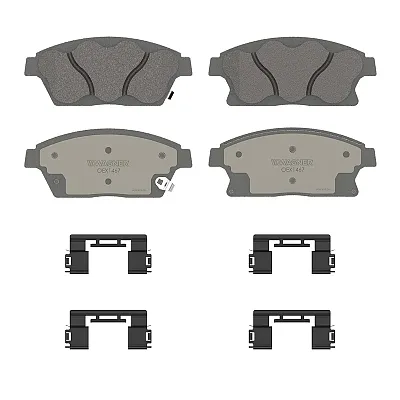 WAGNER BRAKE OEX1467 Oex Ceramic Brake Pad