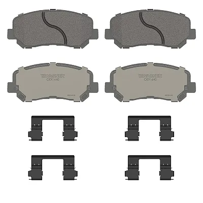 WAGNER BRAKE OEX1640 Ceramic Disc Pad Set