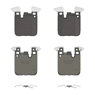 WAGNER BRAKE OEX1656M Oex Semi-Met Disc Pad Set
