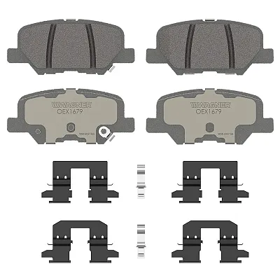 WAGNER BRAKE OEX1679 Premium Ceramic Disc Pad