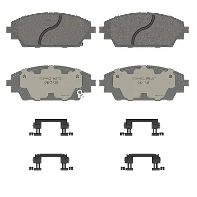 WAGNER BRAKE OEX1728 Premium Ceramic Disc Pad