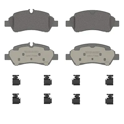 WAGNER BRAKE OEX1775M Oex Semi-Met Disc Pad Set
