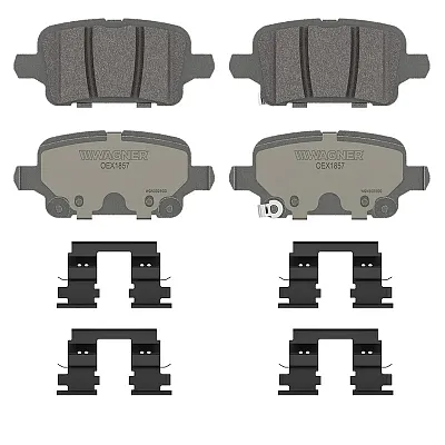 WAGNER BRAKE OEX1857 Premium Ceramic Disc Pad