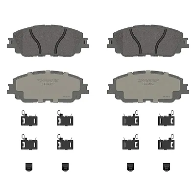 WAGNER BRAKE OEX2076 Premium Ceramic Disc Pad