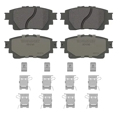 WAGNER BRAKE OEX2183 Premium Ceramic Disc Pad