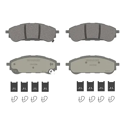 WAGNER BRAKE OEX2208 Disc Brake Pad Set Premium Ceramic