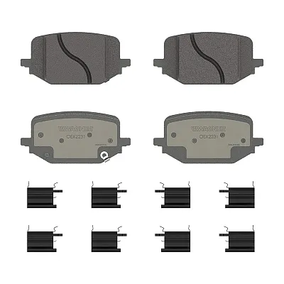 WAGNER BRAKE OEX2231 Premium Ceramic Disc Pad