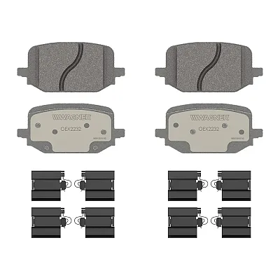 WAGNER BRAKE OEX2232 Premium Ceramic Disc Pad